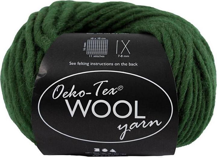 Image du produit Creativ Company Laine Oeko-Tex 50 g, vert (50 m)