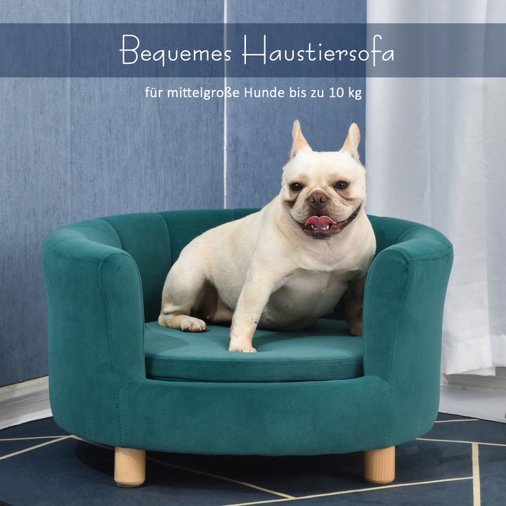 Produktbild PawHut Hundesofa mit kuschligem Stoffbezug (Hund)