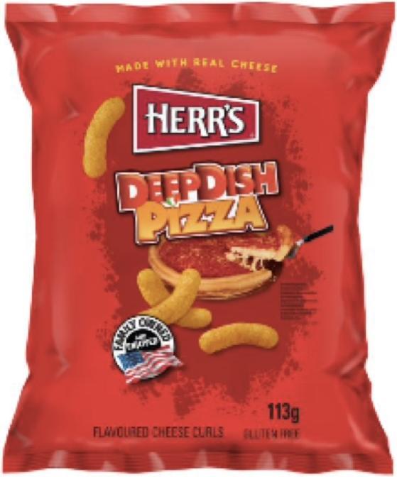 Herr's Deep Dish Pizza Cheese Curls 113g (113 g)