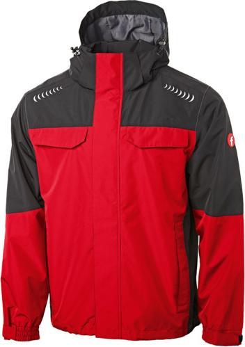 Magni Regenjacke Plus rot/schwarz Gr. XL Fortis Elements (XL)