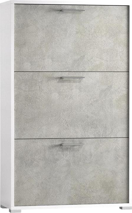 White, Concrete grey