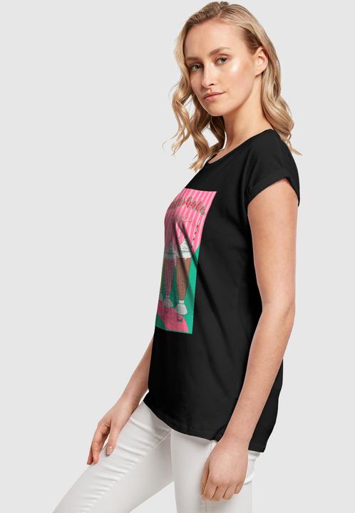 Actual product image Mister Tee MisterTee Ladies Milkshake Tee - Extended Shoulder Tee - 178079 (S)