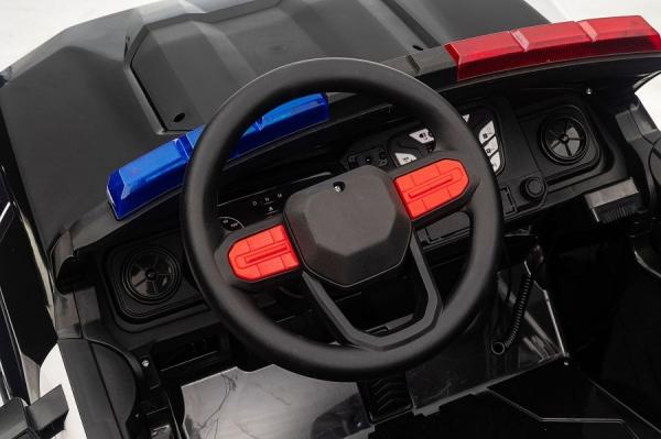 Image du produit Es-toys Véhicule pour enfants - Voiture électrique "Police" - Batterie 24V, moteurs 4x200W, pneus EVA (24 V)