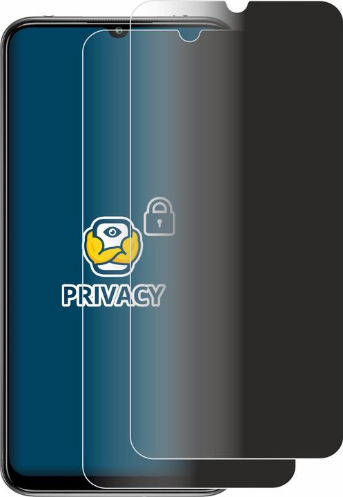Actual product image BROTECT Anti-spy privacy film Blue light protection film (2 Piece, Mi 10 Lite)