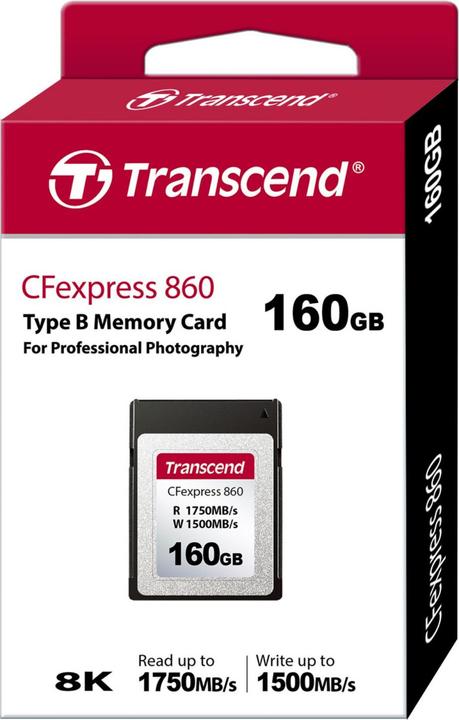 Produktbild Transcend CFexpress Card 160GB SLC (160 GB, CFexpress Typ B)