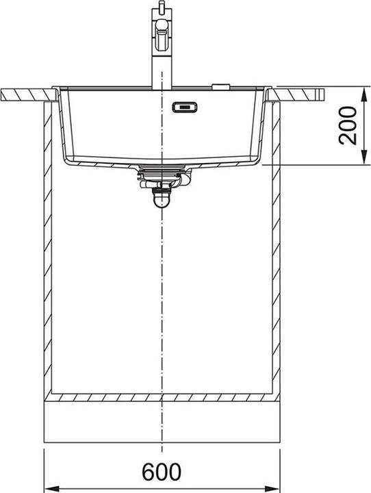 Produktbild Franke Maris MRG 610-52 (Aufsatzspülbecken, 52 cm, 51 cm)