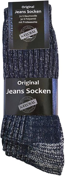 Image du produit Normani 6 paires de chaussettes en jean avec semelle en éponge (paquet de 6, 47 - 50)