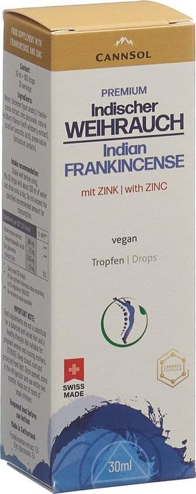 Produktbild Cannsol Indischer Weihrauch mit Zink wasserlöslich optimale Bioverfügbarkeit liq (1 Stück, Tropfen, 106 g)