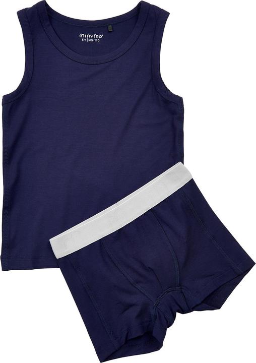 Produktbild Minymo Unterwäsche-Set Boy Dark Navy Gr. 122 (122)