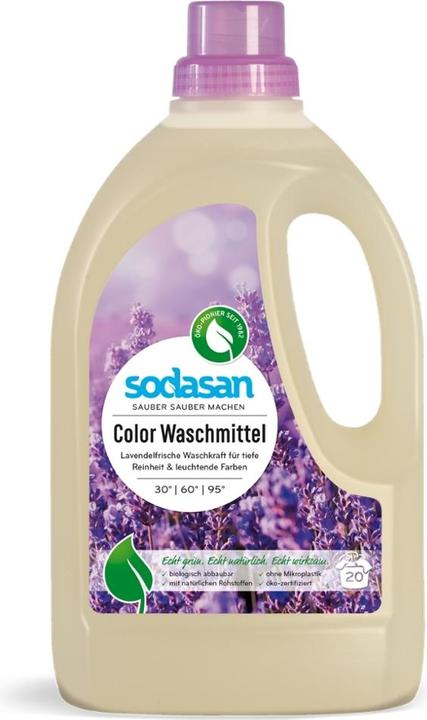 Actual product image Sodasan Lavender Color Liquid Detergent (20 Washing cycles, Liquid)