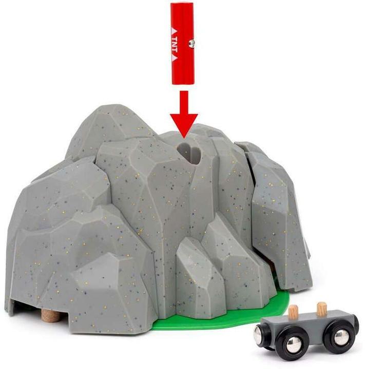 Productafbeelding Ravensburger BRIO World - 36044 Tunnel met opblaasfunctie | Treinset voor kinderen vanaf 3 jaar