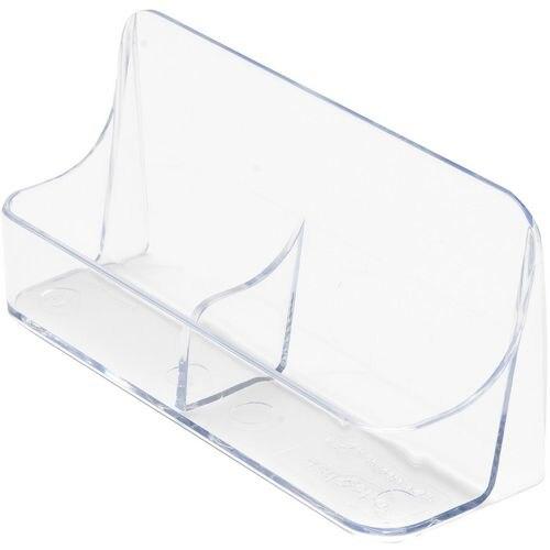 Deflecto Visitenkartenhalter Kunststoff Transparent