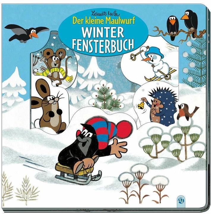 Image du produit Der kleine Maulwurf Winter-Fensterbuch (Allemand, Zdenek Miler, Maison d'édition Trötsch, 2023)