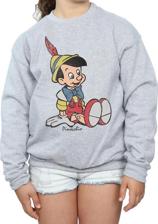 Actual product image Disney Girls Pinocchio Classic Pinocchio Sweatshirt (140, 146)
