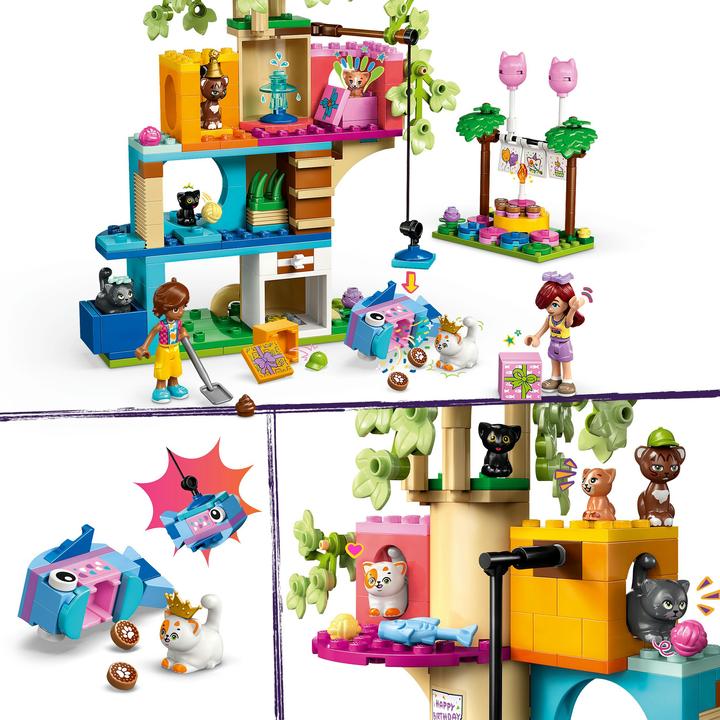 Produktbild LEGO Katzengeburtstagsparty & Baumhaus (42666, LEGO Friends)