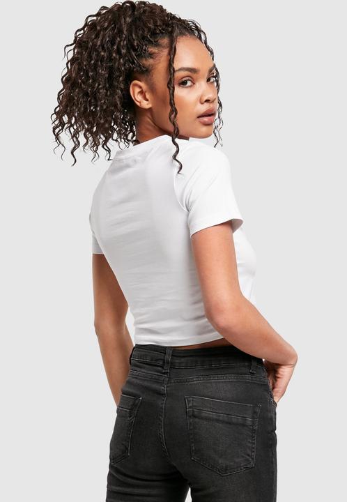 Actual product image Mister Tee Ladies Butterfly Cropped Tee - 15181 (XL)