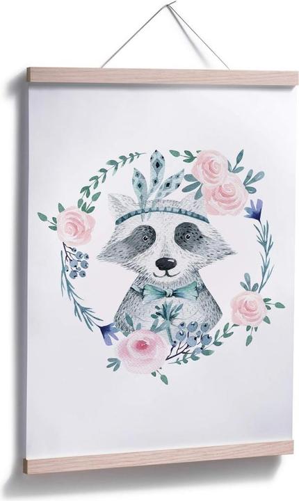 Produktbild Trenddeko Waschbär 01 (24 x 30 cm)