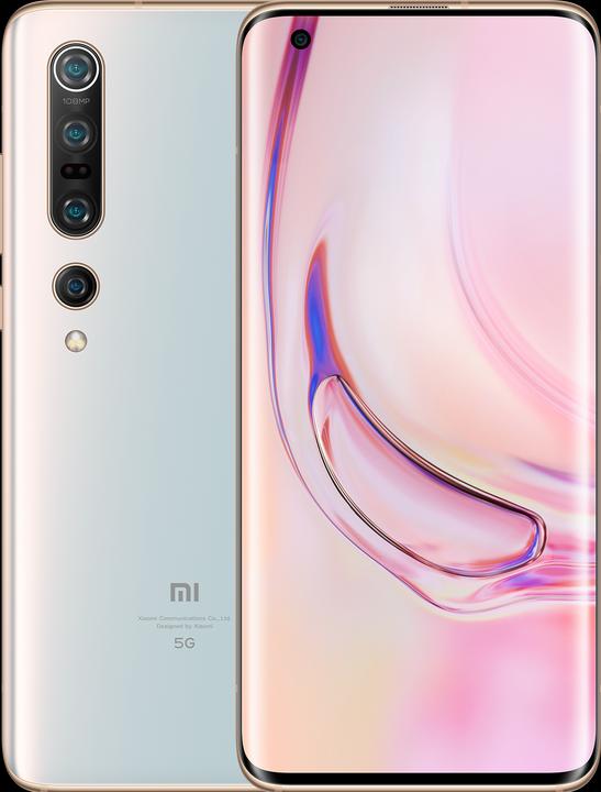 Actual product image Xiaomi Mi 10 Pro (256 GB, Alpine White, 6.67", Single SIM, 108 Mpx, 5G)