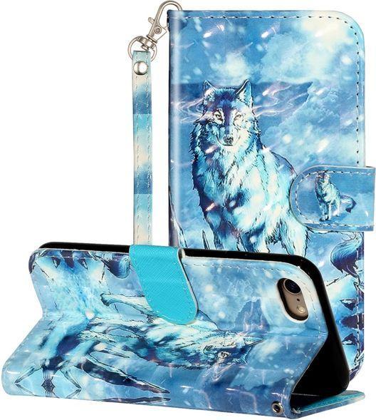 Image du produit MU Style Série de couvertures de livres en cuir (Apple iPhone SE (3ème génération), Apple iPhone SE (2ème génération), Apple iPhone 8, Apple iPhone 7)