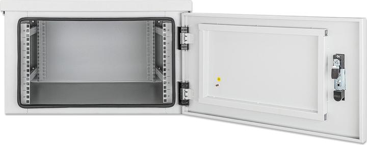 Produktbild Intellinet Industrieller IP55 19" Wandverteiler mit integrierten Lüftern, 6 HE (6 HE, 19 Zoll Rack)