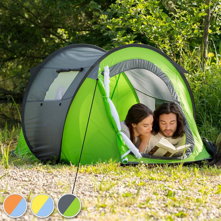 Produktbild tectake Pop-Up (Wurfzelt, 1.50 kg, 2 Personen)