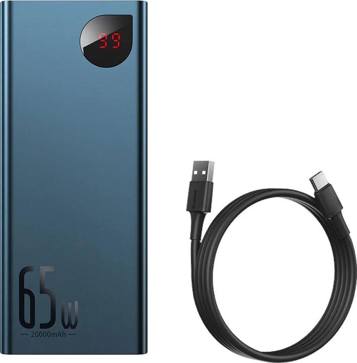 Actual product image Baseus Adaman Series (20000 mAh, 65 W, 74 Wh)