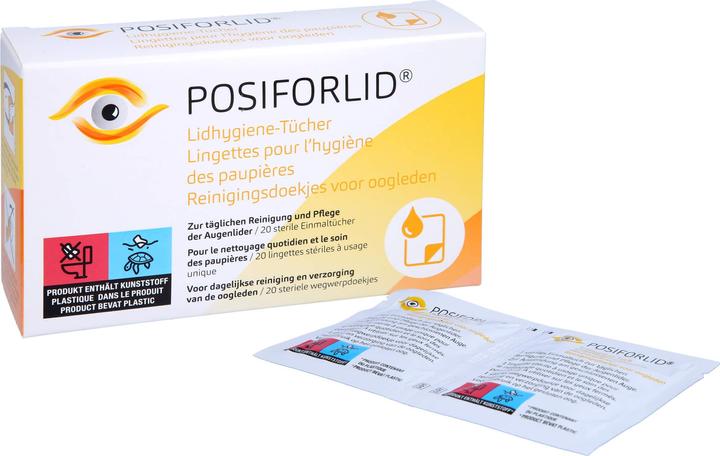 Produktbild Pharma Medica Posiforlid Lidhygienetuech, 20 St TUE (Reinigungstücher)