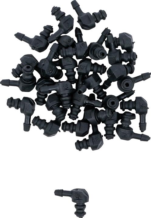 Immagine prodotto BGS Gioco di raccordi tuyau in materiale plastico | in forma di L | 30 pezzi (5 mm)