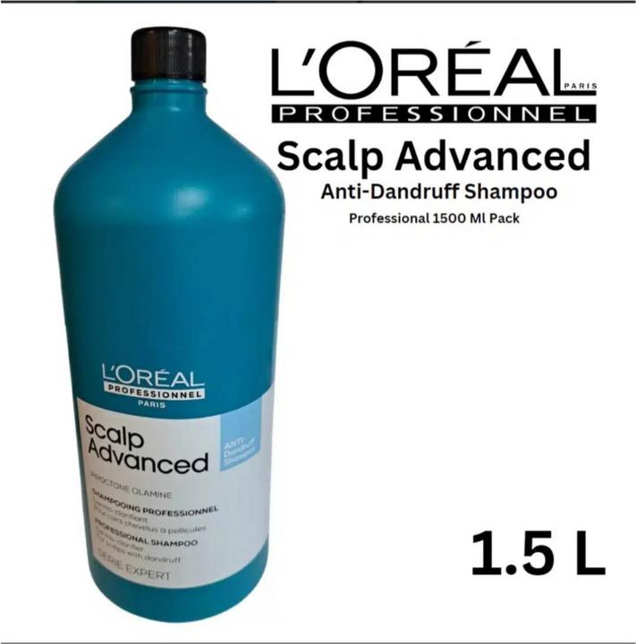 Image du produit L'Oréal Professionnel Loreal Scalp Advanced Anti-Dandruff Dermo-Clarifier Shampooing 1500 ml (1500 ml, Shampoing liquide)