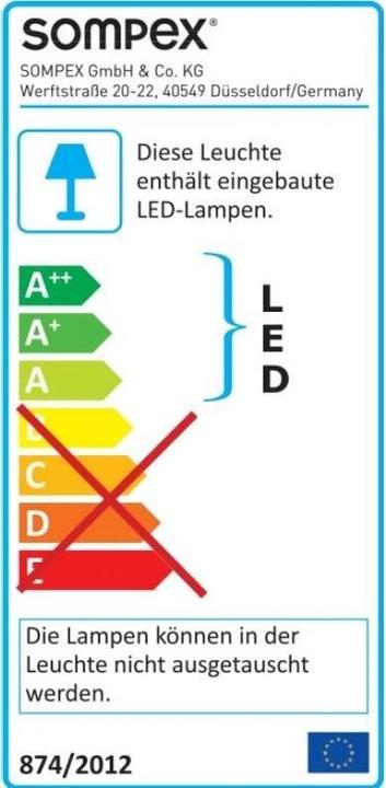 Energie-Label Villeroy & Boch Neapel (185 lm)