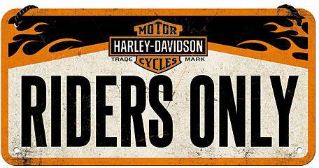 Actual product image Nostalgic-Art Merchandising Hängeschild. Harley-Davidson - Riders
