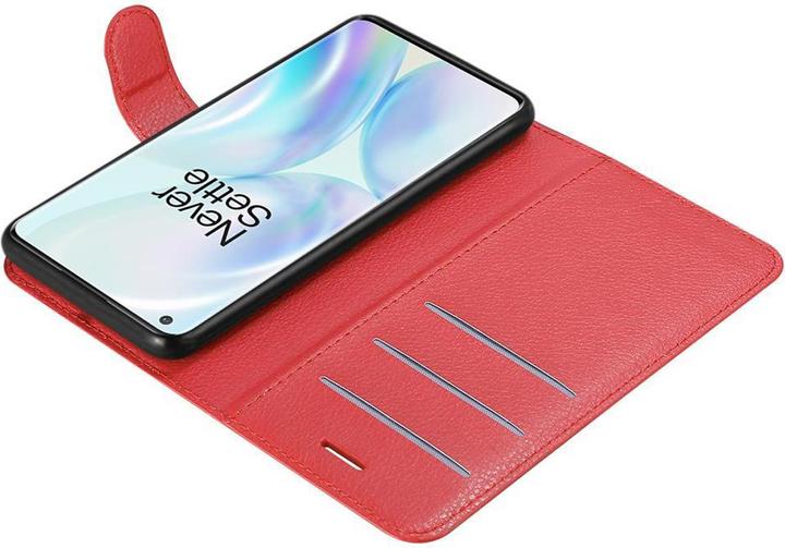 Actual product image Cadorabo Book with stand function cover (OnePlus 8 Pro)