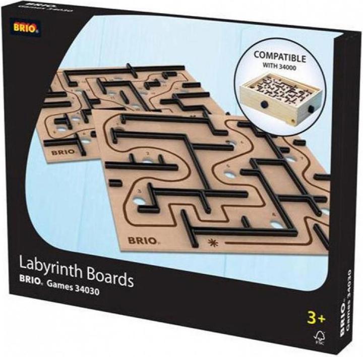 Actual product image Brio Labyrinth spare plates (German, English, Italian)