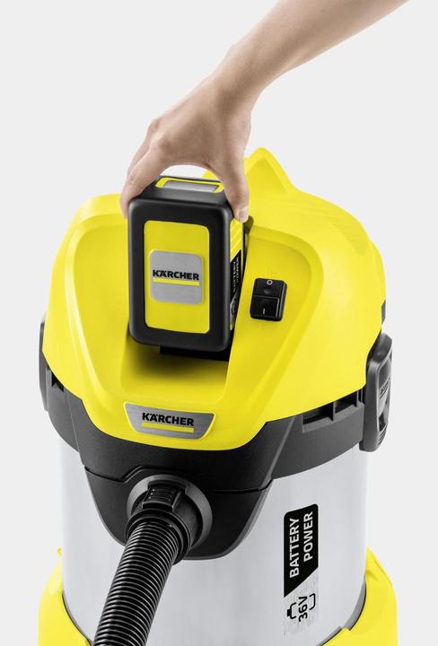 Actual product image Kärcher WD3 Battery Premium (Wet dry vacuum cleaner)