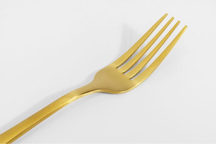 Actual product image Kare Design Besteck Cucina Gold Matt (16/tlg.) (16 Piece, Cutlery set)
