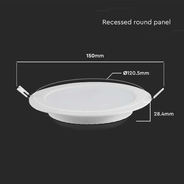 Actual product image V-TAC Recessed LED light VT-61003, EEK: E, 3 W, 330 lm, 4000 K, 90.5 mm (330 lm)
