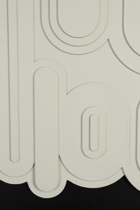 Actual product image Zuiver August Wall Art Black/White