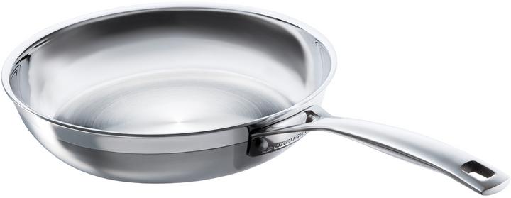 A 3 strati (24 cm, Padella per friggere, Acciaio inossidabile)