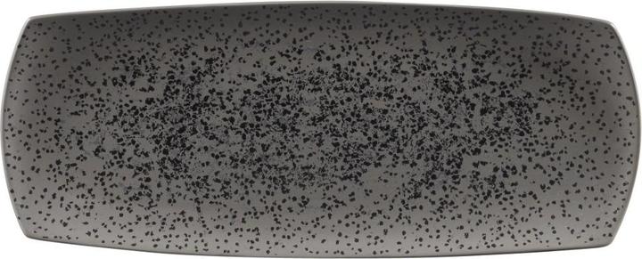 Actual product image Churchill Menu Shades Caldera Flint Grey plate rectangular 35.5x14.2cm