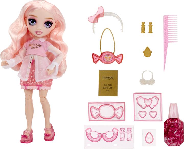 Actual product image Nobrand Rainbow High Crystal Fashion Doll Bella