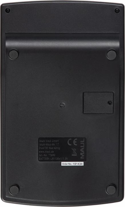 Produktbild Maul Taschenrechner MTL600 Schwarz (Batterien)