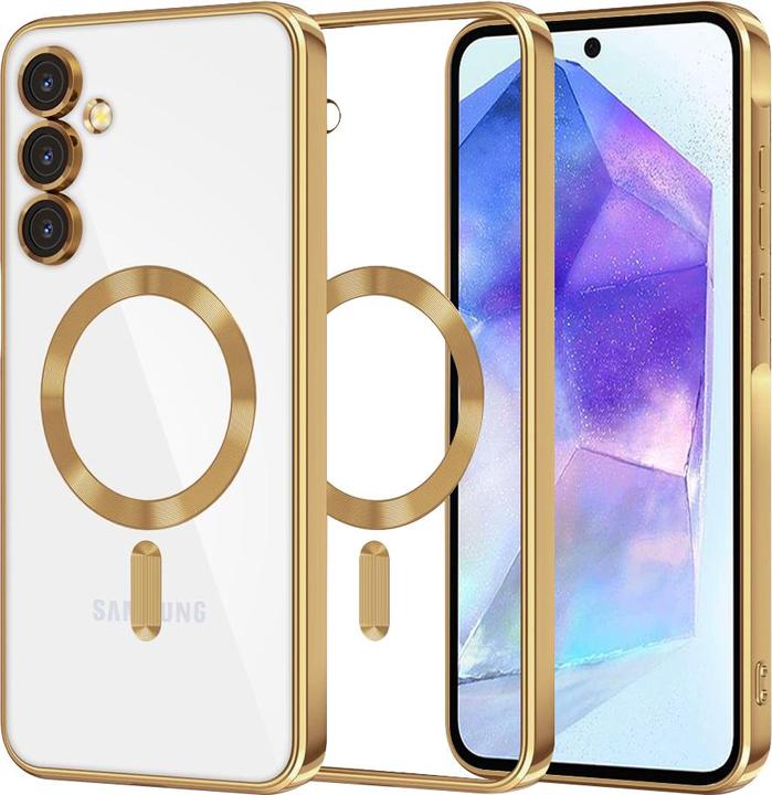 Immagine prodotto Techsuit - Luxury Crystal MagSafe - Samsung Galaxy A55 5G - Gold (Samsung Galaxy A55)