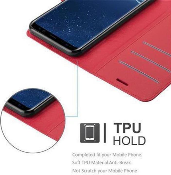Produktbild Cadorabo Book mit Standfunktion Cover (Samsung Galaxy S8+)