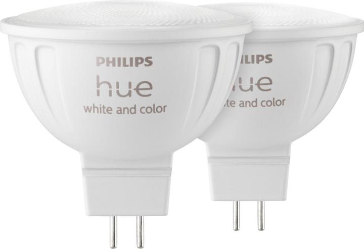 Actual product image Philips Hue White & Colour Ambiance (GU5.3, 6.30 W, 400 lm, 2 x, G)