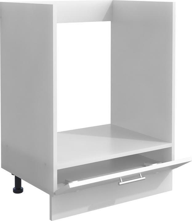 Produktbild VCM Ofenschrank Breite 60 cm Herdumbauschrank Herdschrank Backofenschrank Esilo Zusatzfach Klappe (60 x 46 x 82 cm)