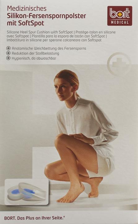 Produktbild Bort Medical Silikon Fersenspornpolst S-38 SoftSpot (Fussdeodorant & -puder, 318.50 ml)
