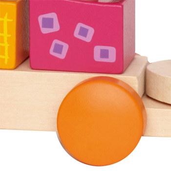 Actual product image Hape Fantasy building blocks railway 17pcs.