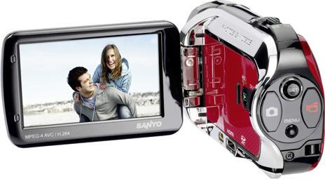 Produktbild Sanyo Xacti VPC-SH1, FullHD, 23x opt. Zoom, Rot (50 x)
