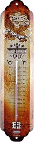 Actual product image Nostalgic-Art Merchandising Thermometer Harley Davidson 6.5 x 28 cm