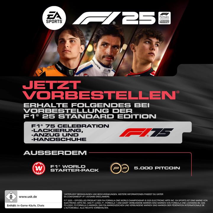 Image du produit EA Games F1 25 (PS5, DE)